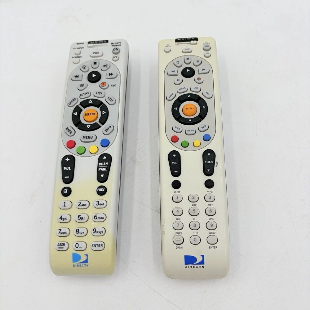 2 OEM DIRECTV Remote Controls (Lot of 2)